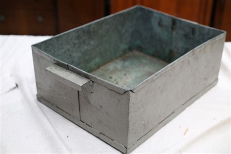 metal box that opened from top and bottom|Open Top Metal Box .